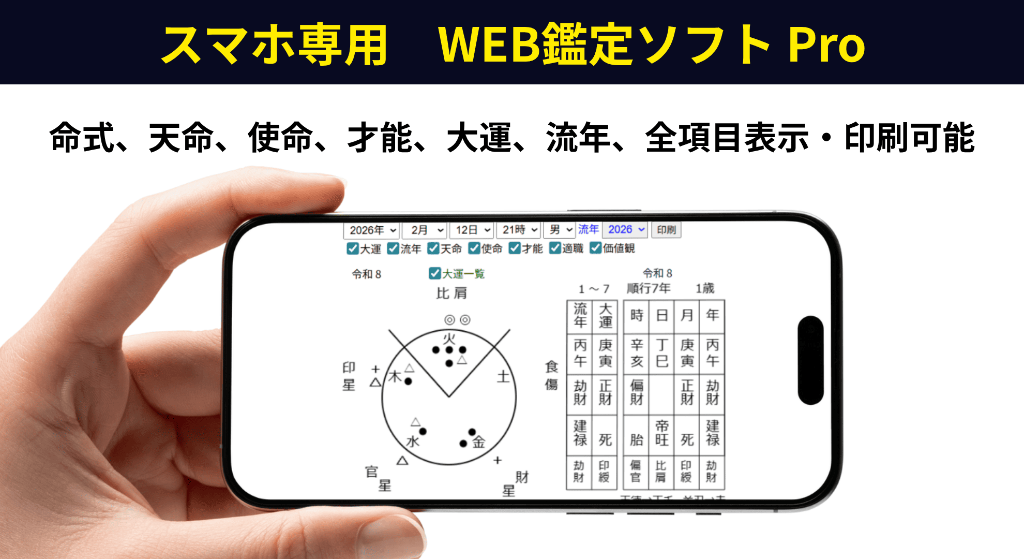 WEB鑑定ソフトPro画面